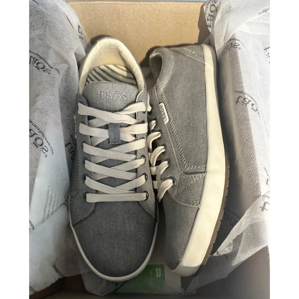 Taos Star Iconic Grey Canvas Shoe - Size 9 - Excellent Condition - Picture 4 of 7